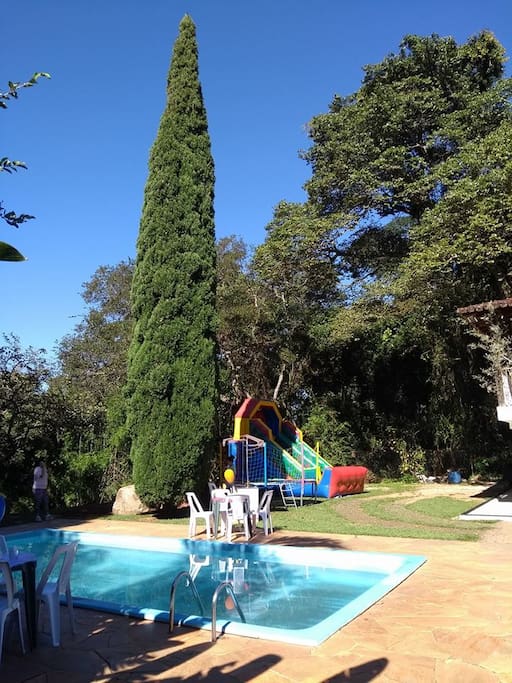 área de lazer (festa de criança)