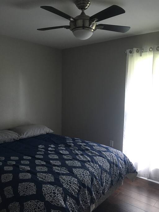 Guest bedroom with new comfortable mattress