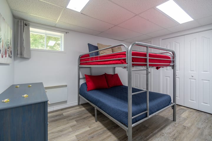 The 3rd Bedroom: Ideal for children with a bunk bed.