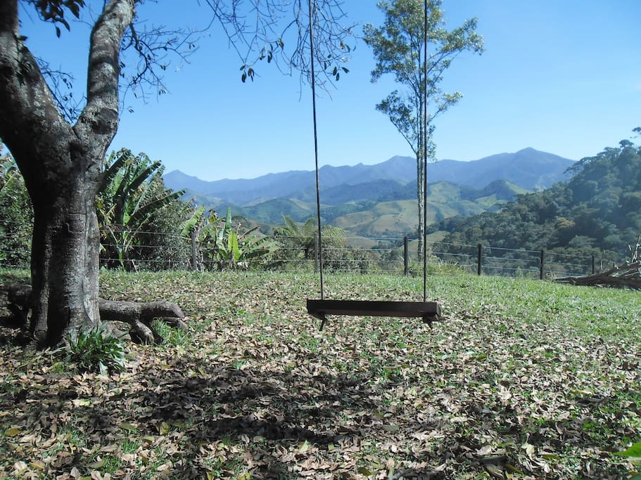 Parte do quintal.