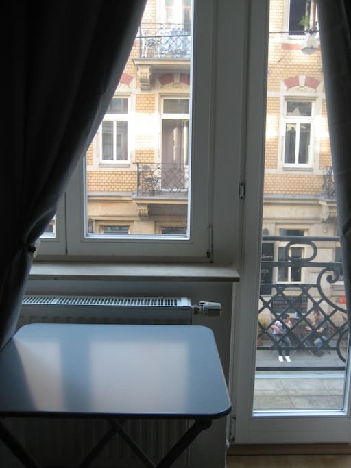 Ausblick des Zimmers