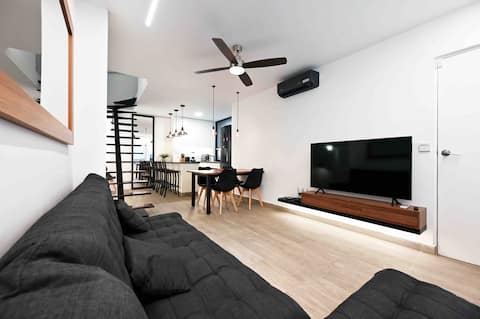 Top performing Airbnb: 1BR Apartment in the Heart of Playa | Pool & Bikes in Paraíso Del Carmen