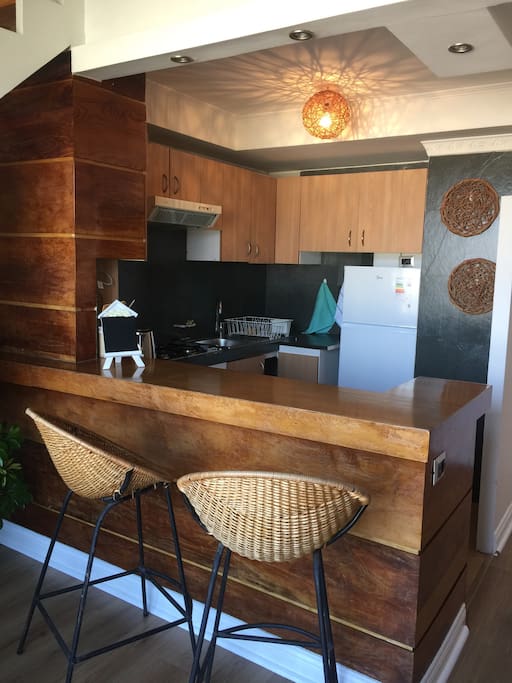 Cocina completamente equipada