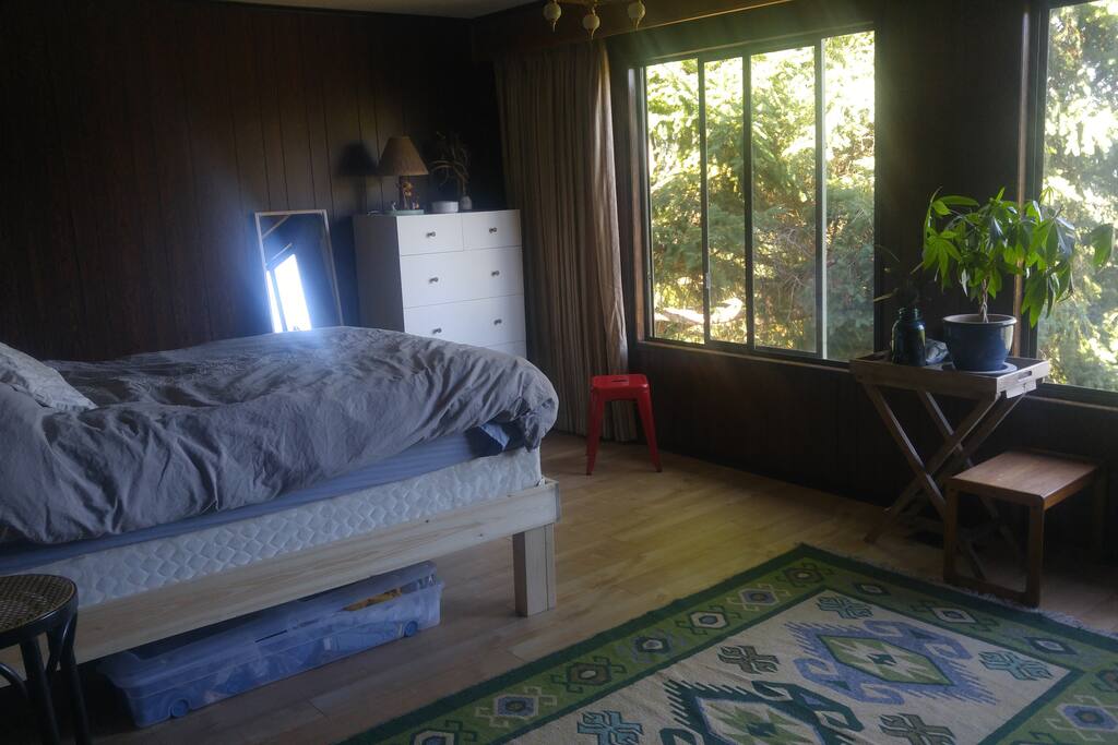 The master bedroom is great to wake up in