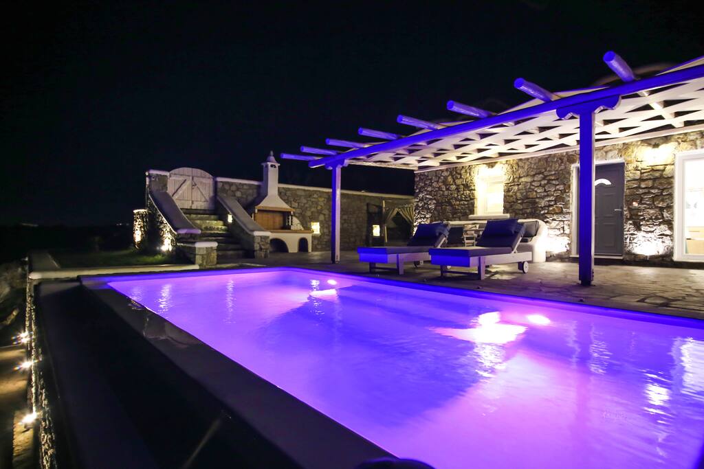 luxury two bedroom villa with panoramic sea view and private pool