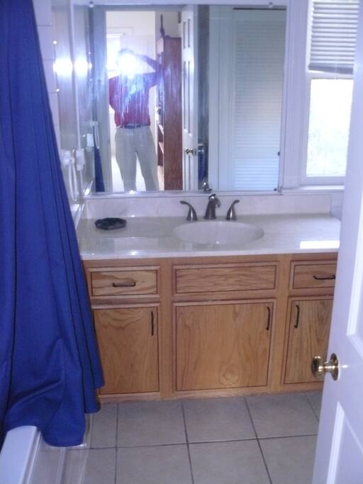 Master bath room vanity.