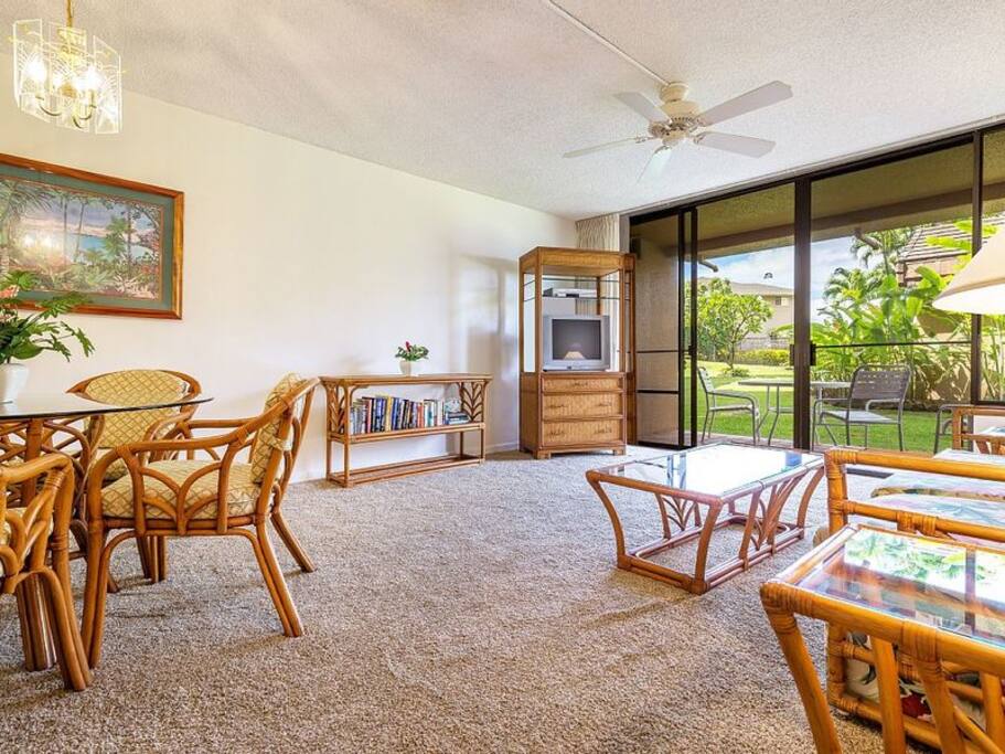 Spacious living room.