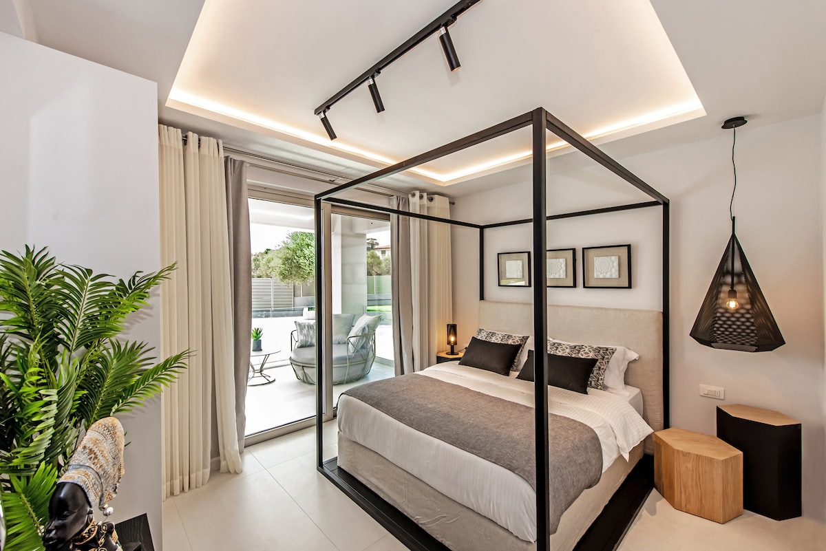 Sypialnia na parterze z dużym łóżkiem (1,60 x 2,00)