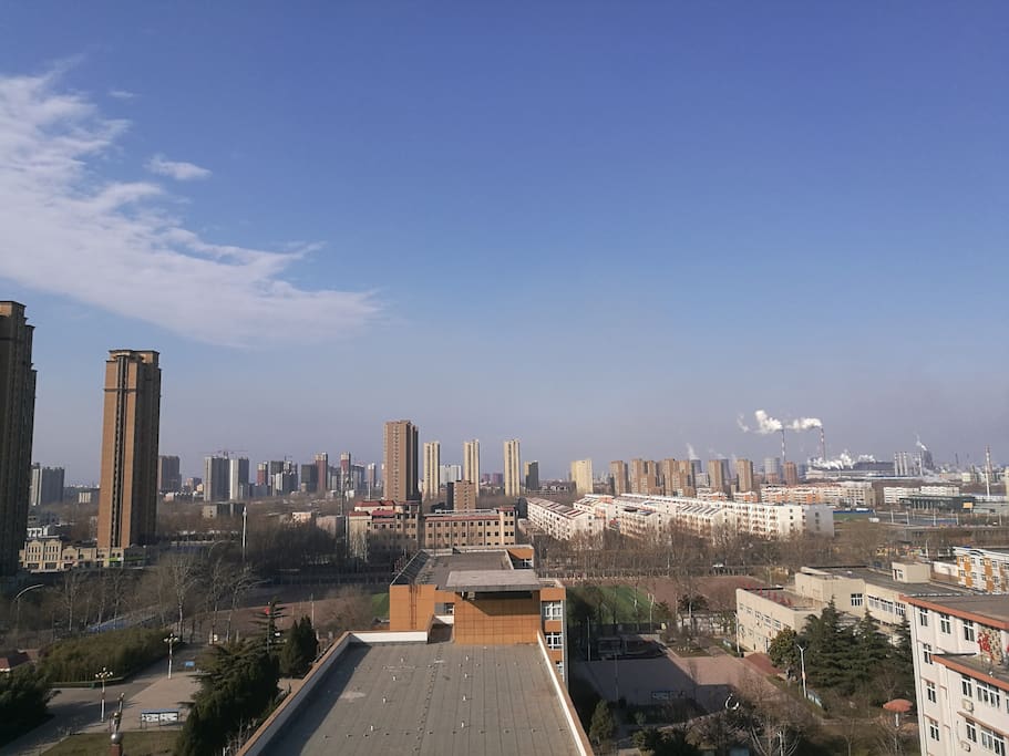 View out of window