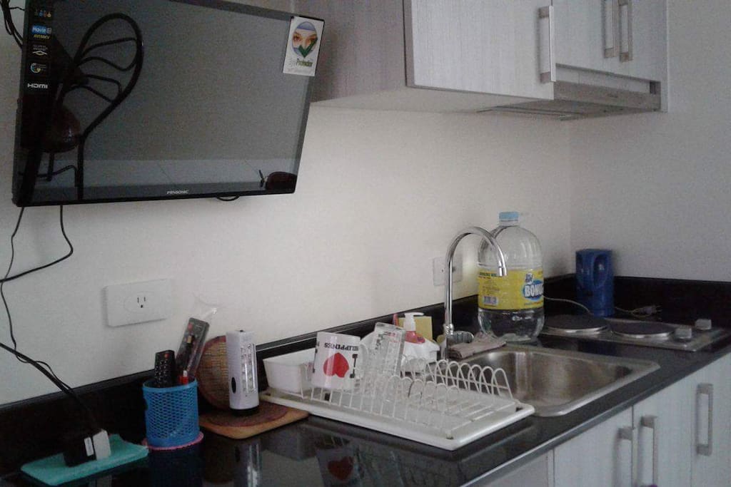 Kitchen with sink