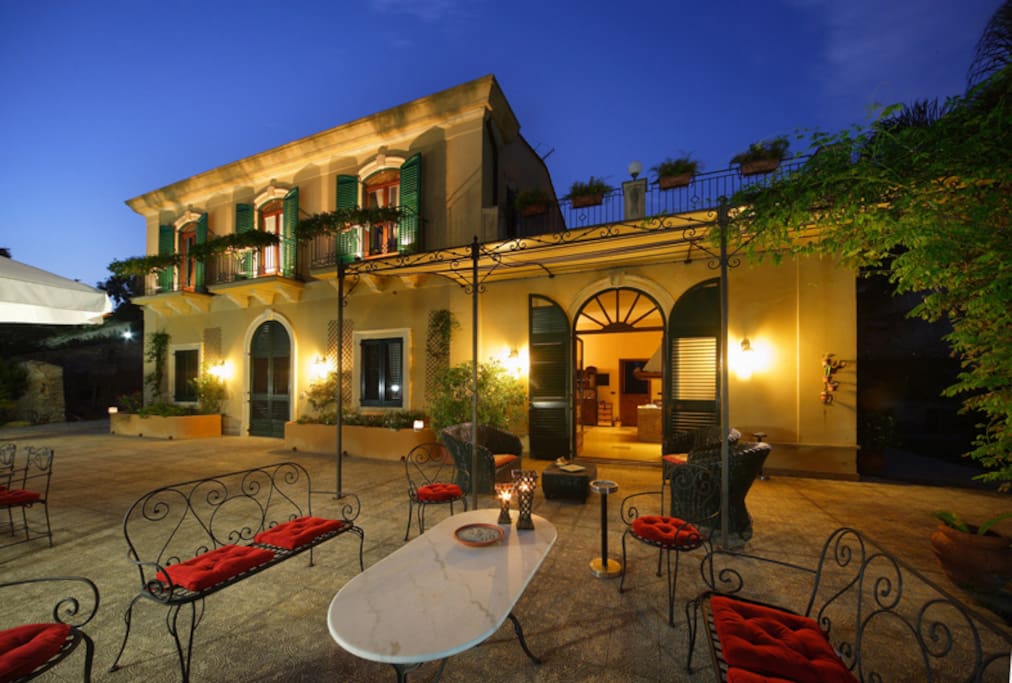 villa scauzzina il prospetto