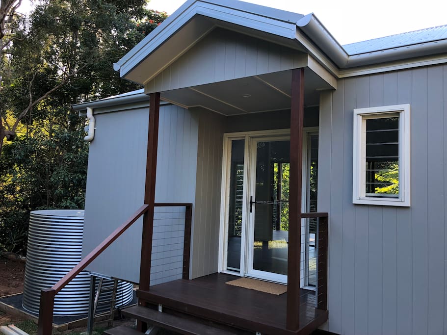 Entrance to cottage
