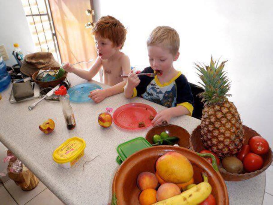 Family friendly kitchen!