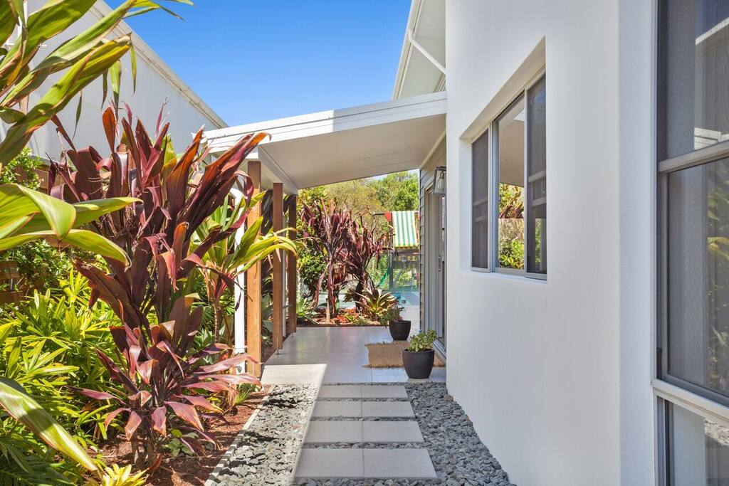 Beautiful landscaped gardens and yards