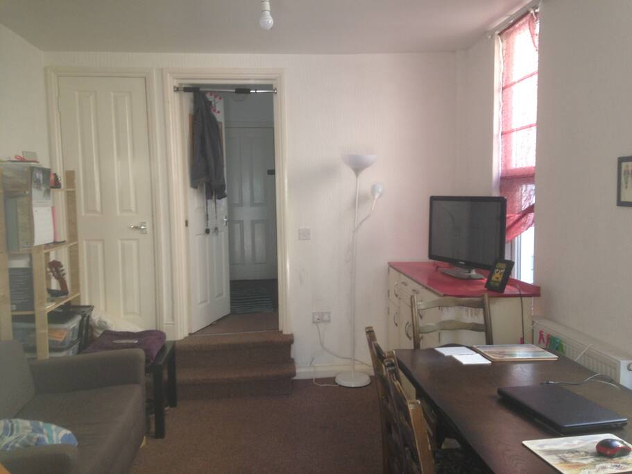 Living room with pull-out sofa