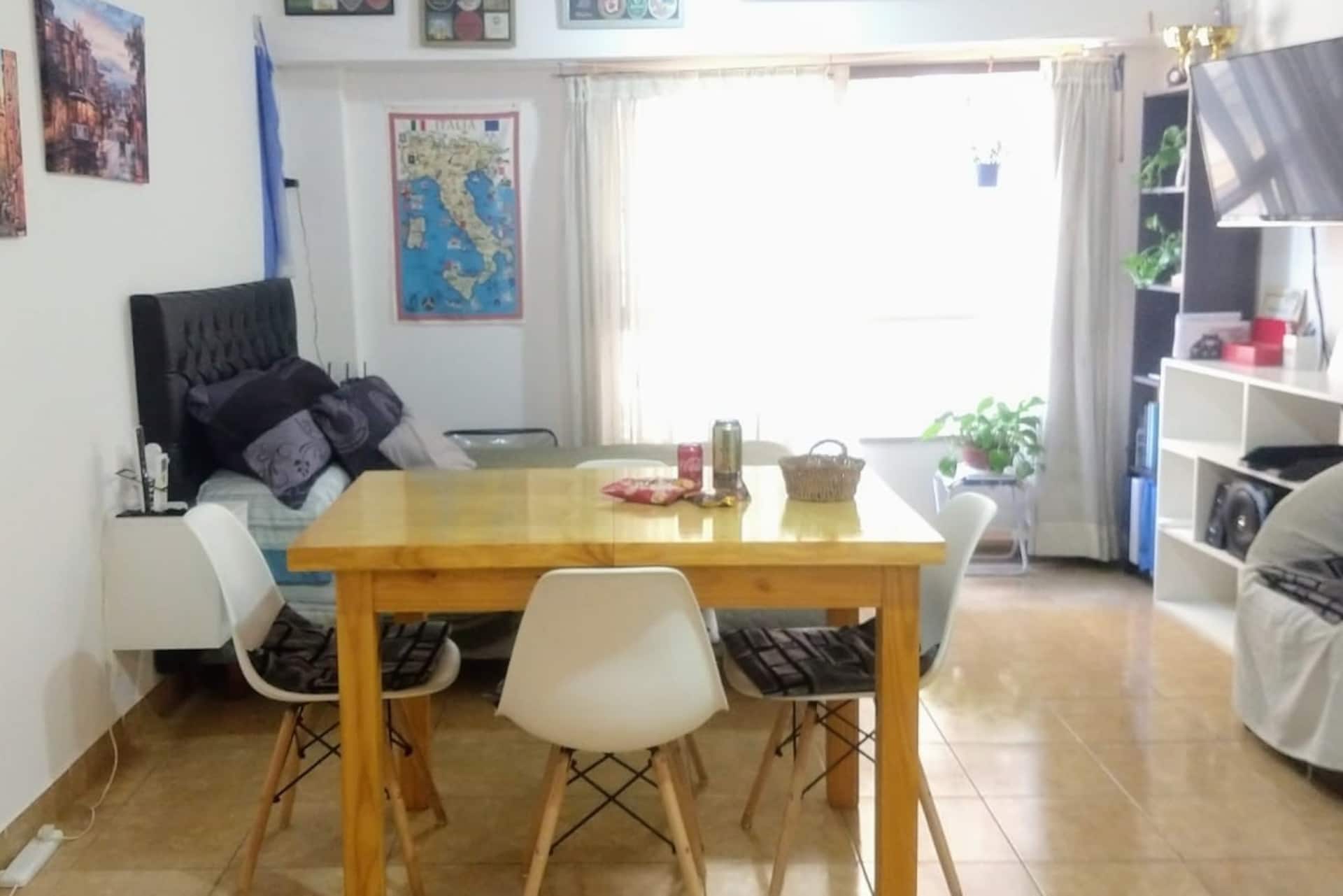 Departamento amoblado de 1 dormitorio en Retiro