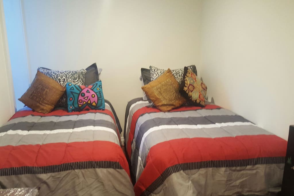 Two twin sized beds!
