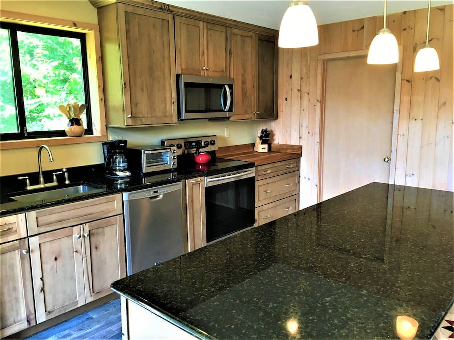 Remodeled Kitchen - Large Island and Butcher Block