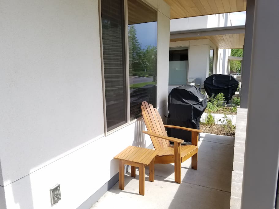 grill and front porch