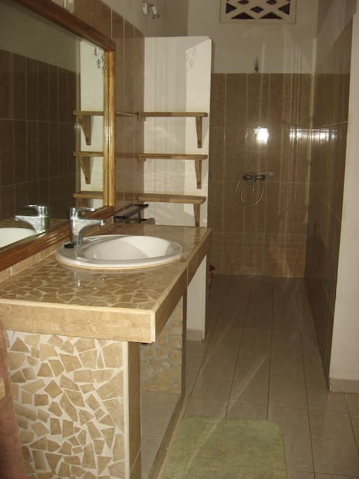 salle de bain et douche