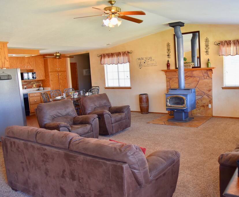 A cozy and inviting living room for visiting, laughter, and memories.