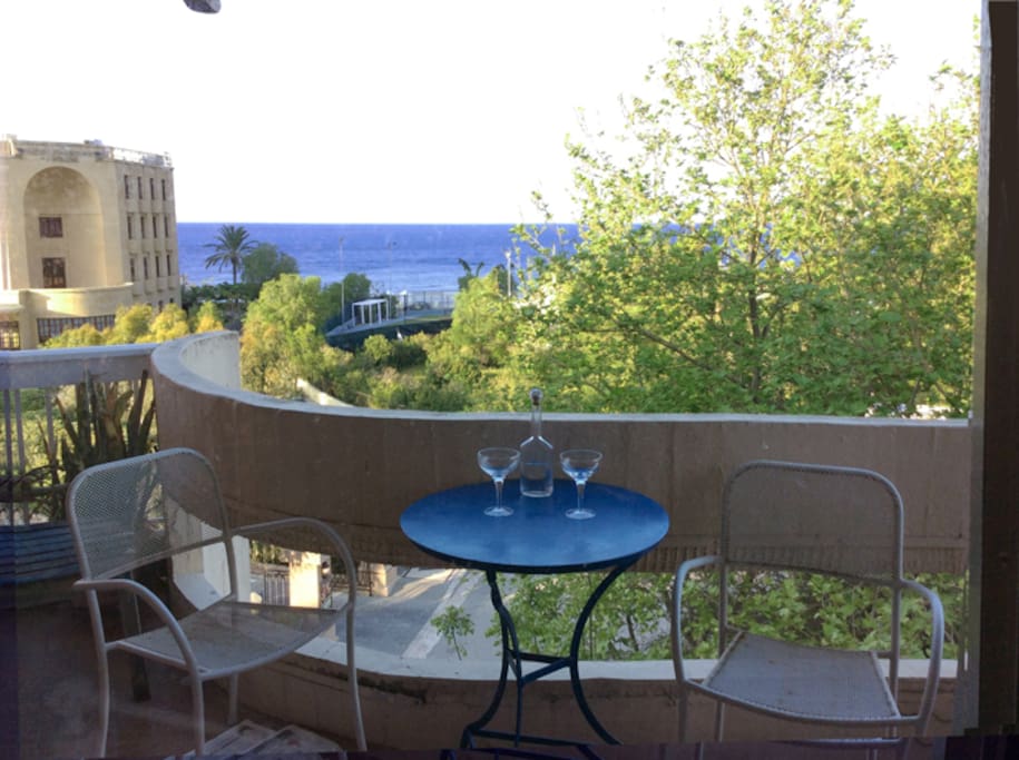 View from our balcony.