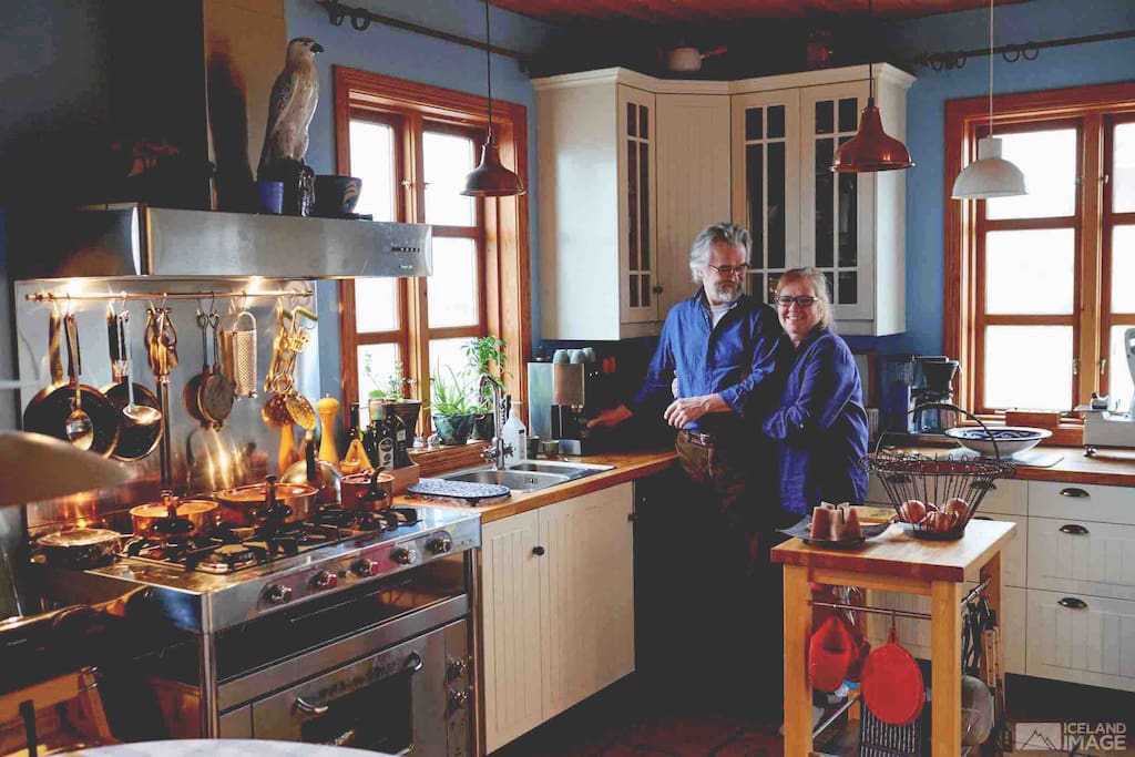 Your hosts, Kristján and Heba
