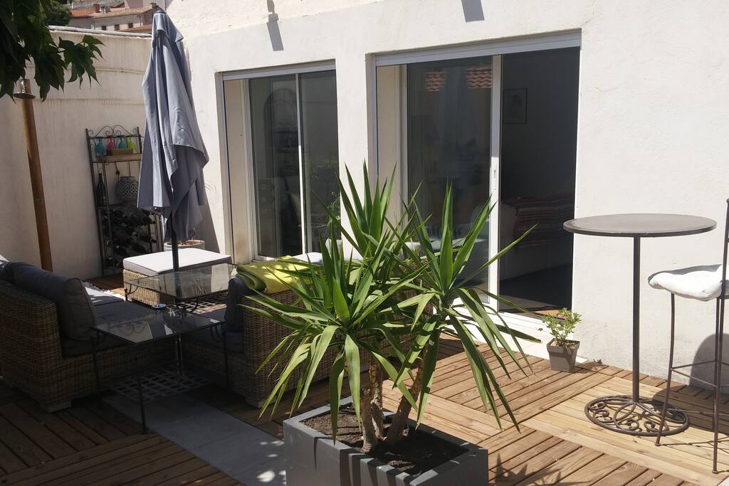 Jardin devant la maison