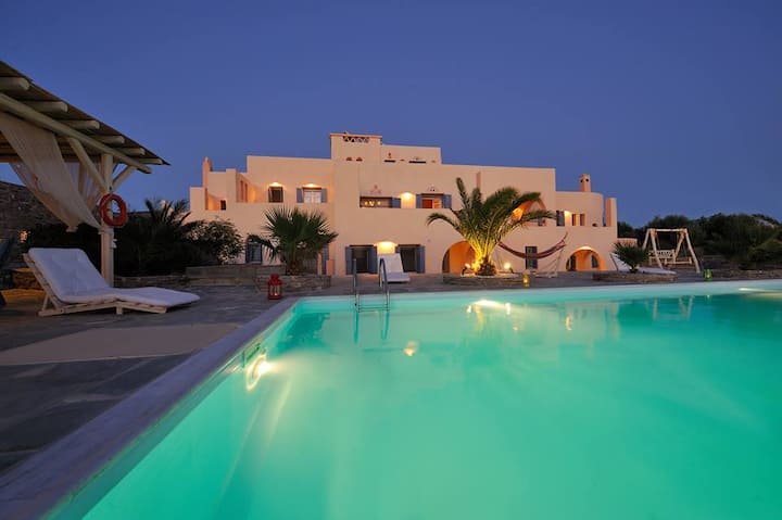 Luxury Villa Liogerma With Breathtaking Sea View! - Paros