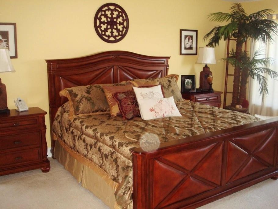 Master Bedroom with King Size Bed