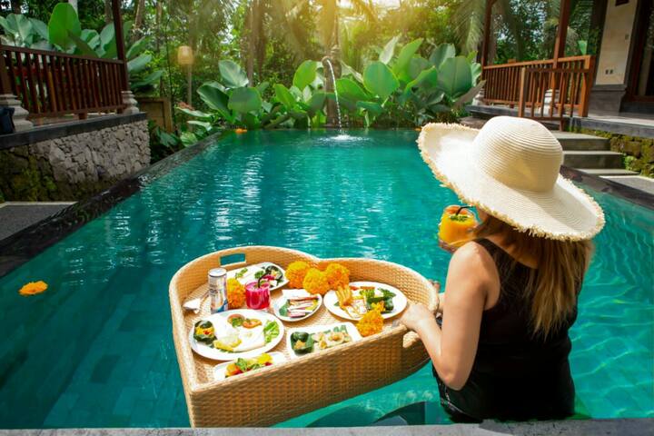 1BR Lovely Pool & Valley View at Ayu Duwur Beji