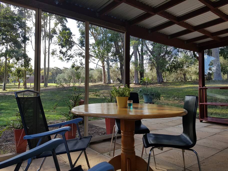 Beautiful view from the patio