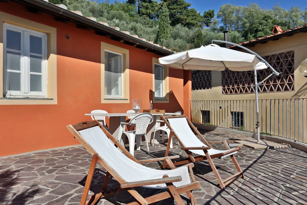 Terrazza privata con vista