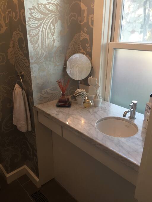 Main floor powder room