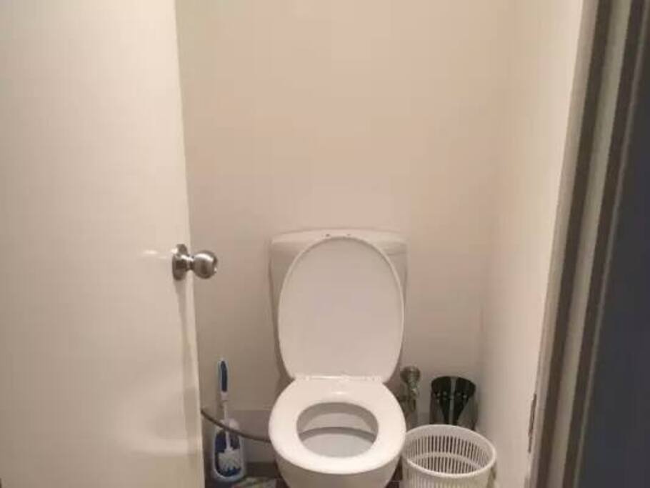 Toilet is shared