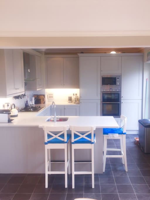 Kitchen with breakfast bar