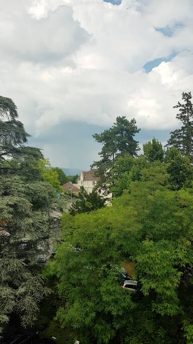 Vue depuis la cuisine