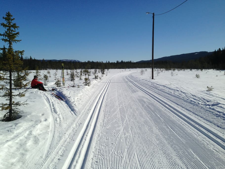 Fantastiske skiløyper i Lillehammerterreng.