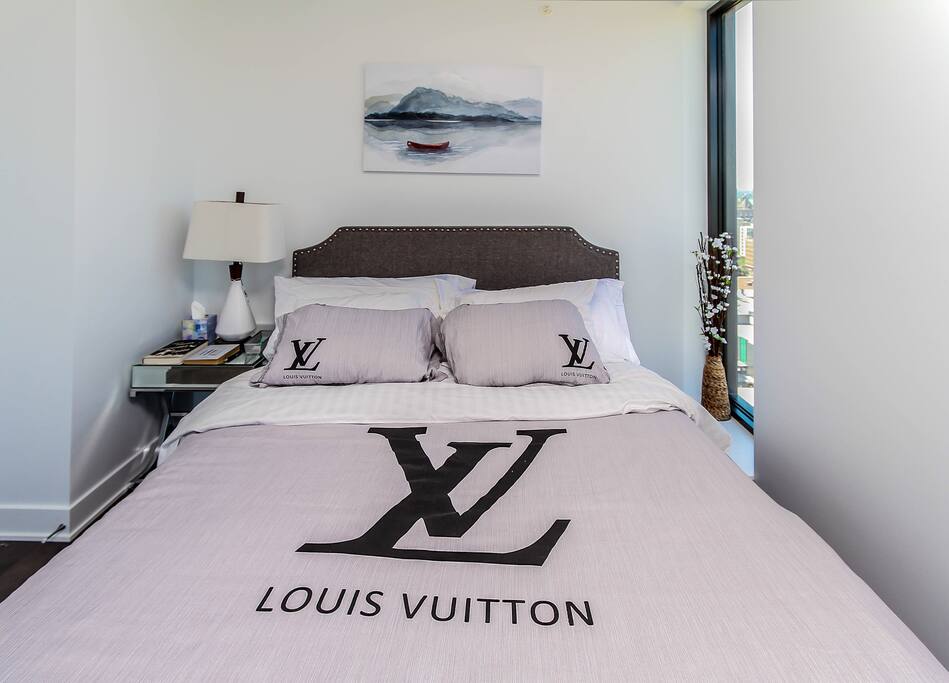 Louis Vuitton inspired bedroom