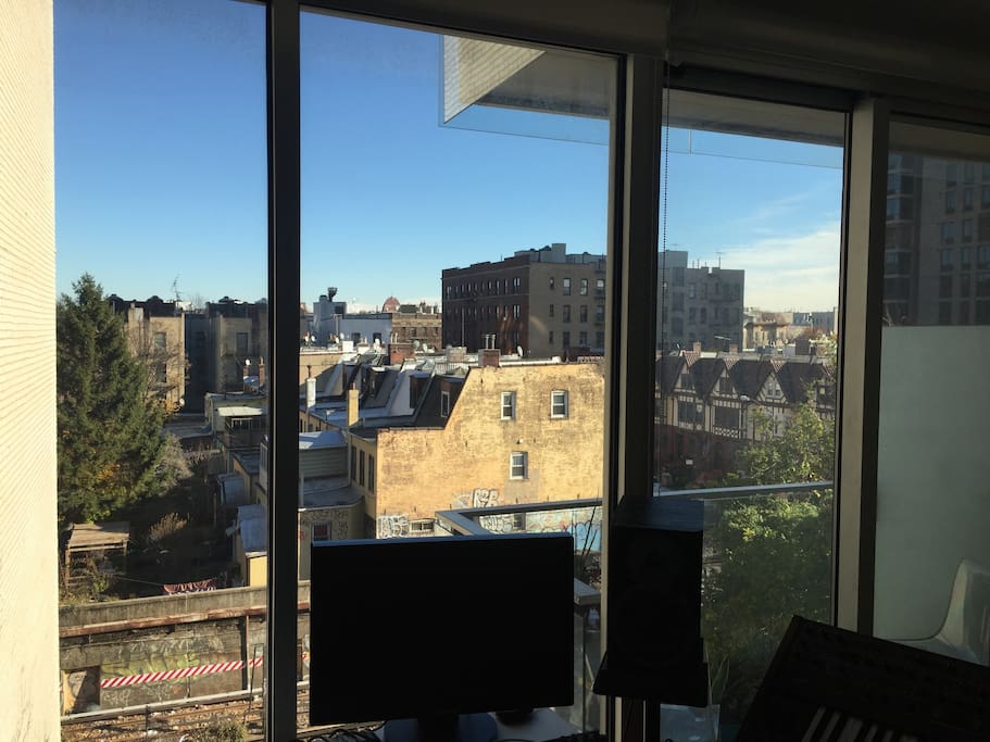 View from the desk