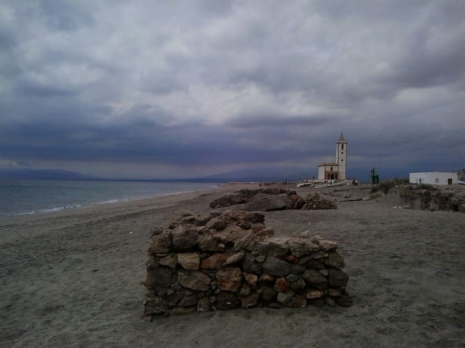 Iglesia de las salinas, Almadraba de monteleba.
