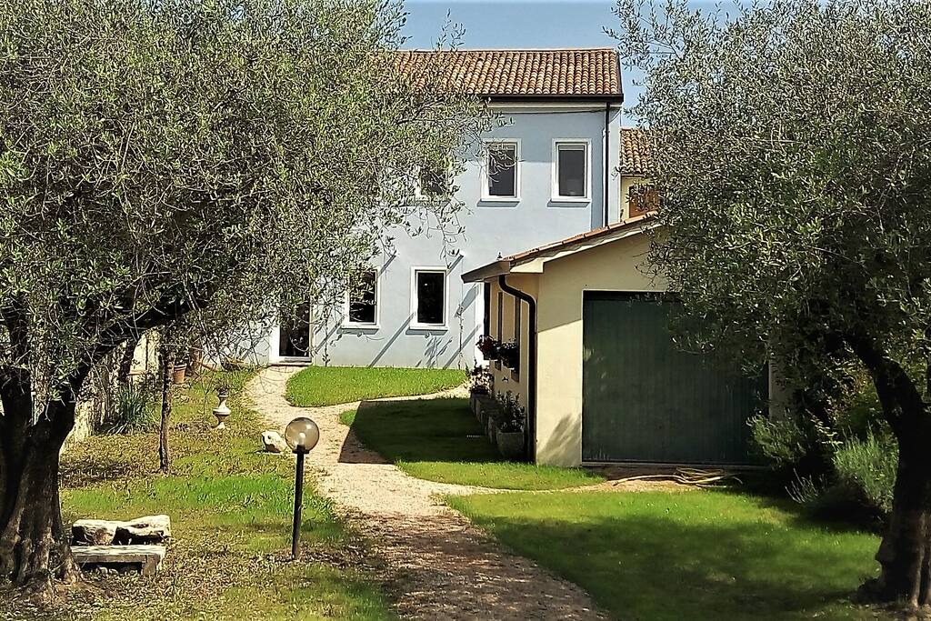 Il giardino anteriore.