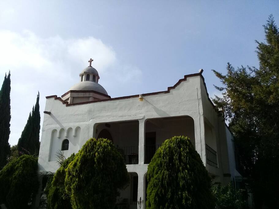 Vista de la casa