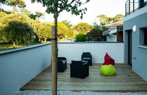 Popular Airbnb listing: Townhouse 300 m from the beach in Labenne