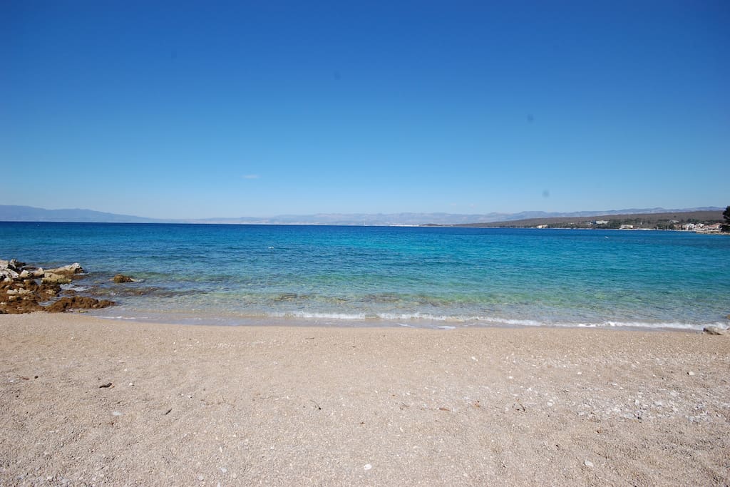 Nearby beach