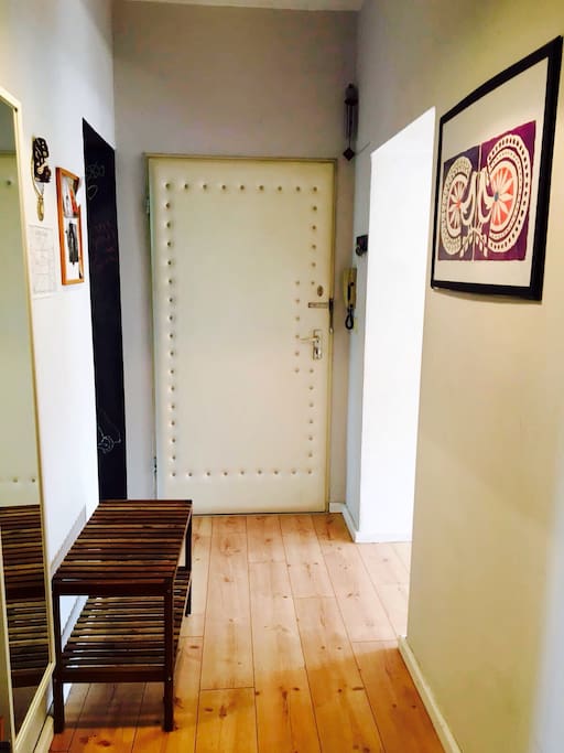 Main entrance door.