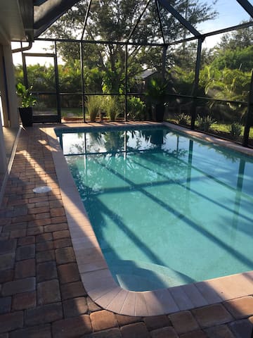 Private pool area oasis