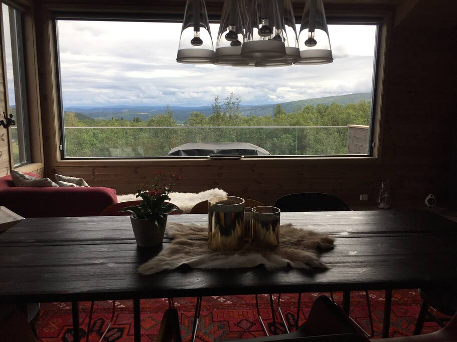 Summer view from the dining area