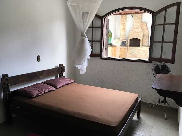 Habitación 1 - cama doble con baño privado