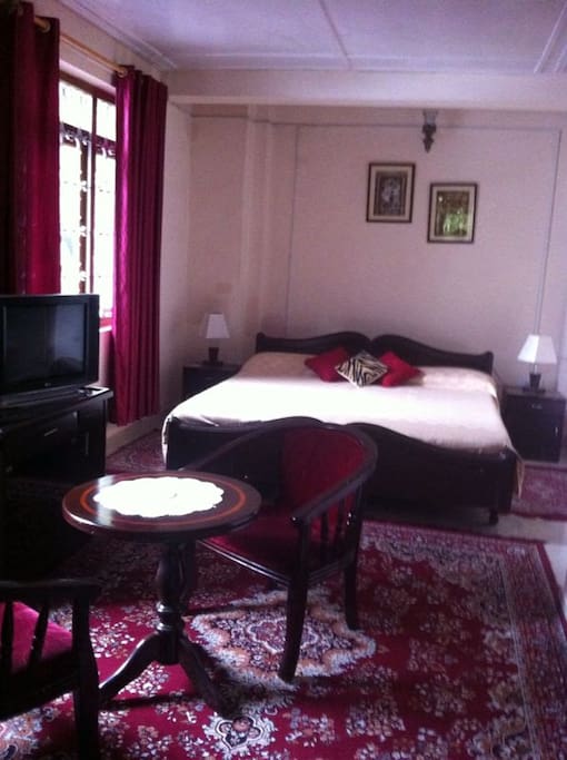 The room